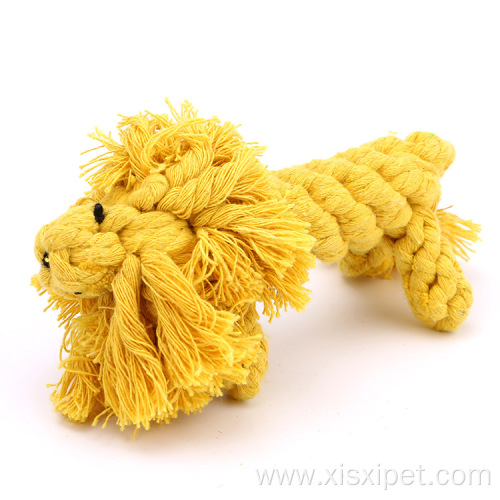 rope dog chew cleaning teeth toy for pet